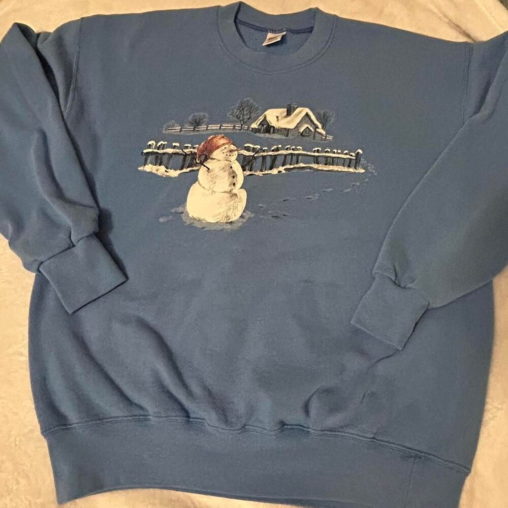 Soffe Women's Blue Sweatshirt